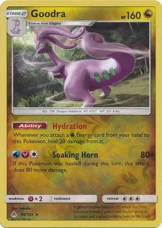 Forbidden Light Goodra #94/131 reverse holo